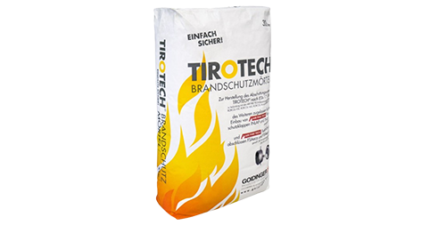Tirotech Brandschutzmörtel